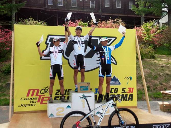 Coupe du Japon MTB 第3戦 富士見パノラマ ステージ斎藤選手、平野選手、1,2フィニッシュの勝利