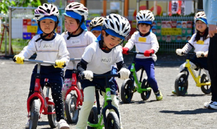 自転車教室の写真