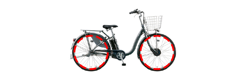 電動アシスト自転車用車輪の画像
