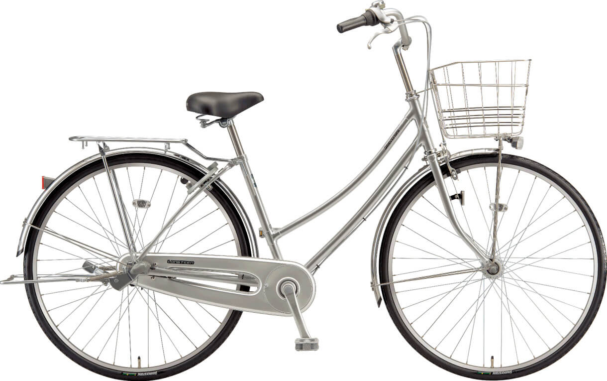 通学・通勤向け自転車 ロングティーン スタンダード M.XRシルバー/W型色の写真