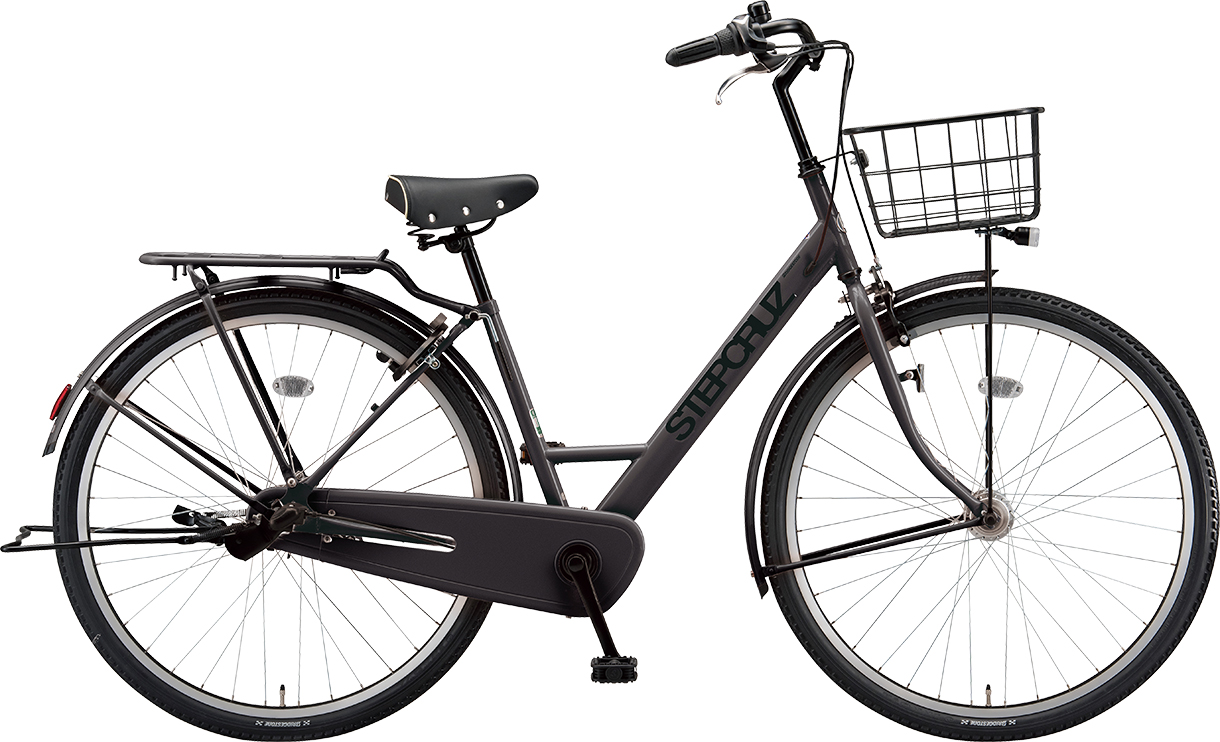 通学・通勤向け自転車 ステップクルーズ T.Xクロツヤケシ(ツヤ消しカラー)色の写真